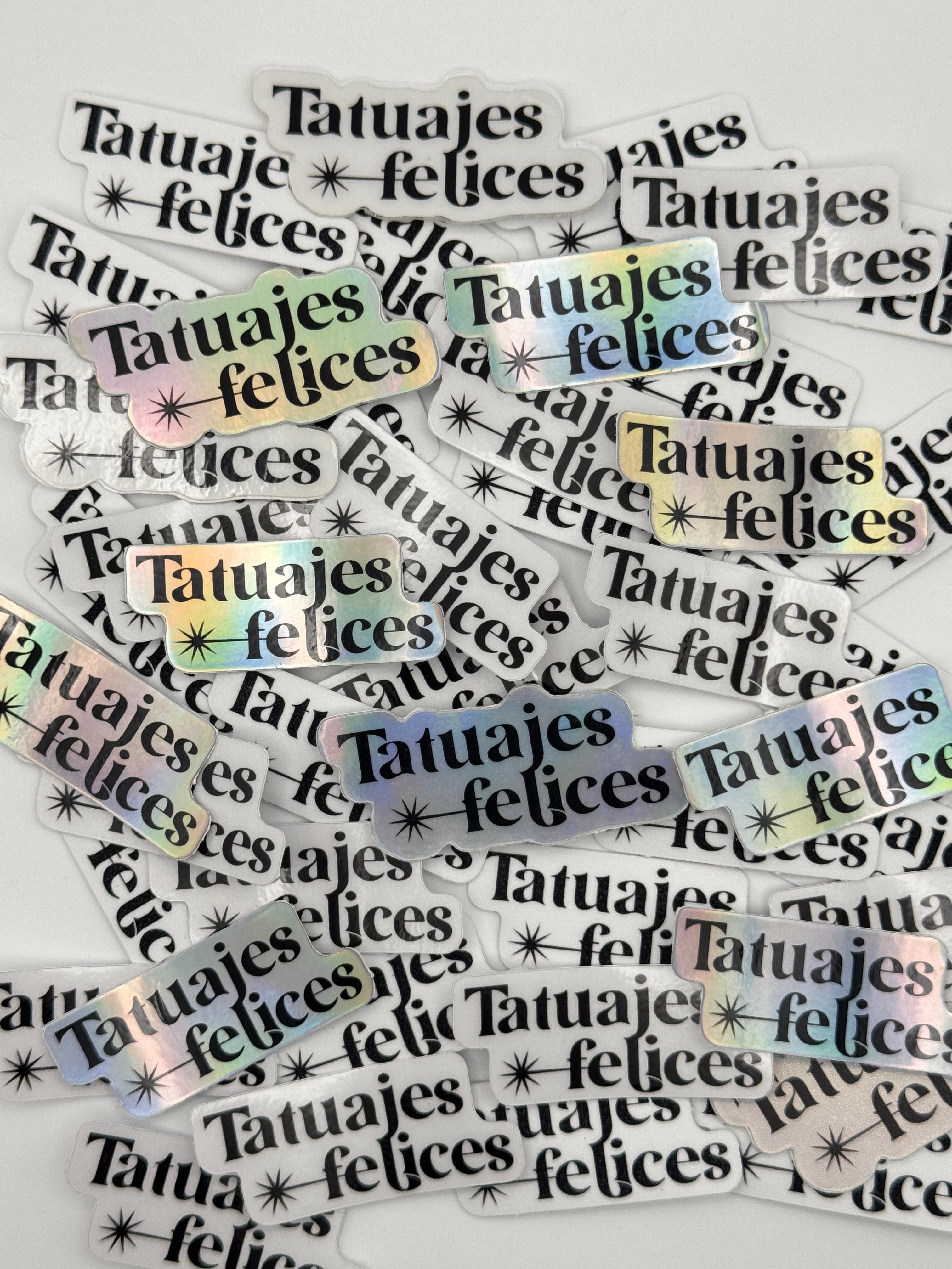 Sticker Tatuajes Felices