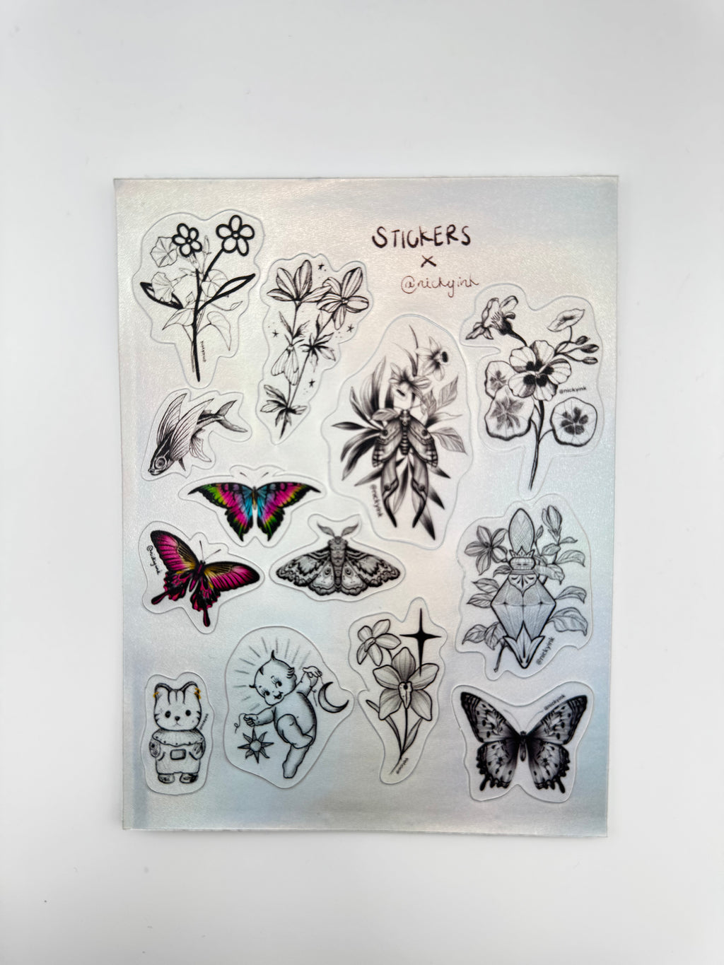 Plantilla stickers by NickyInk