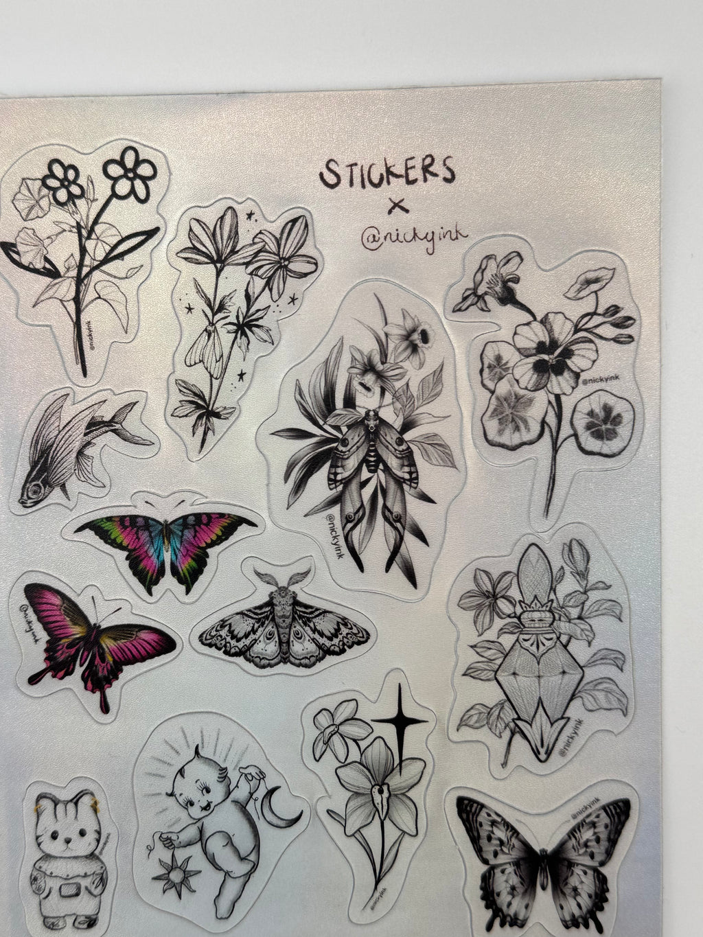 Plantilla stickers by NickyInk