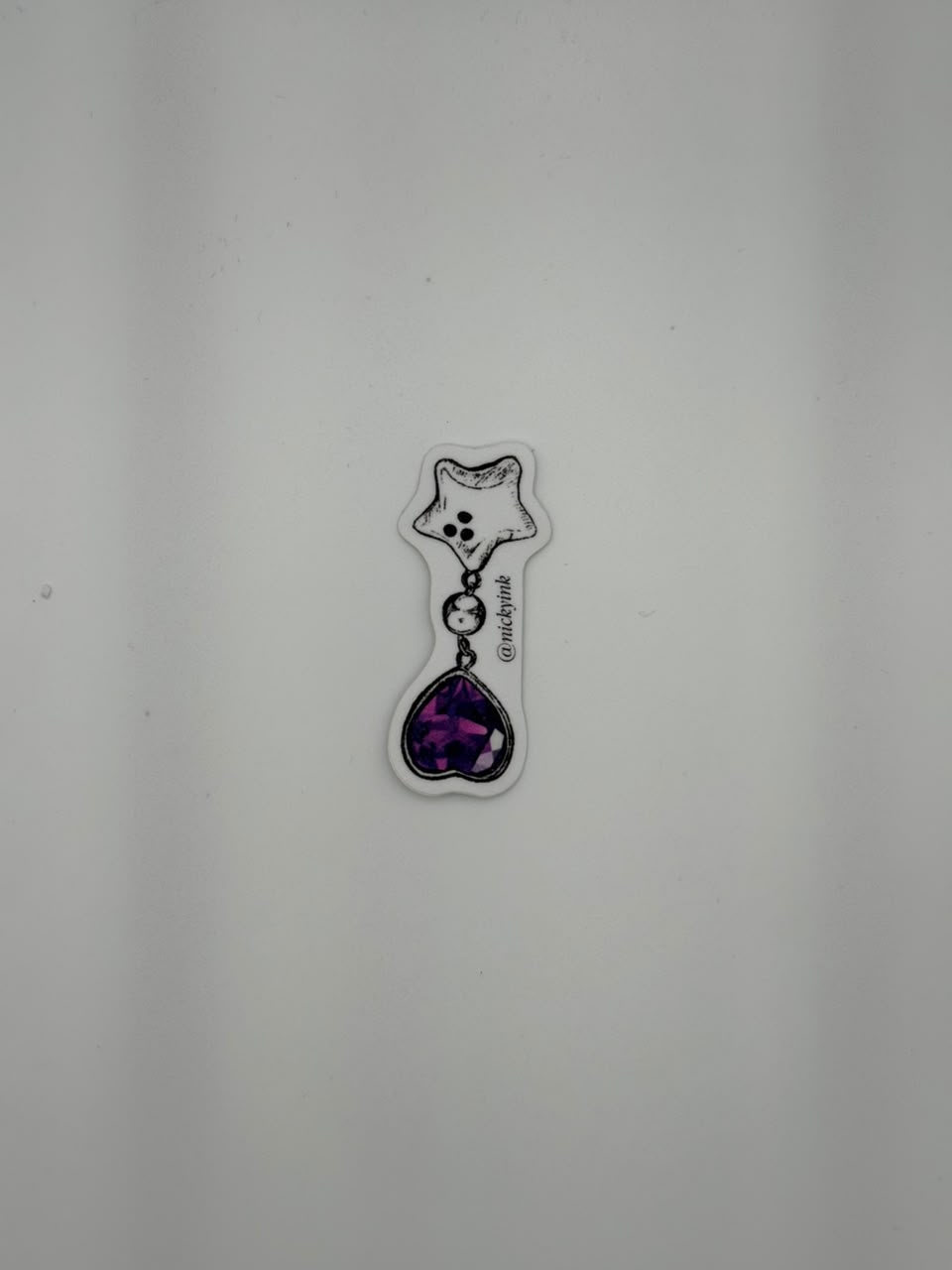 Sticker Charm Morado