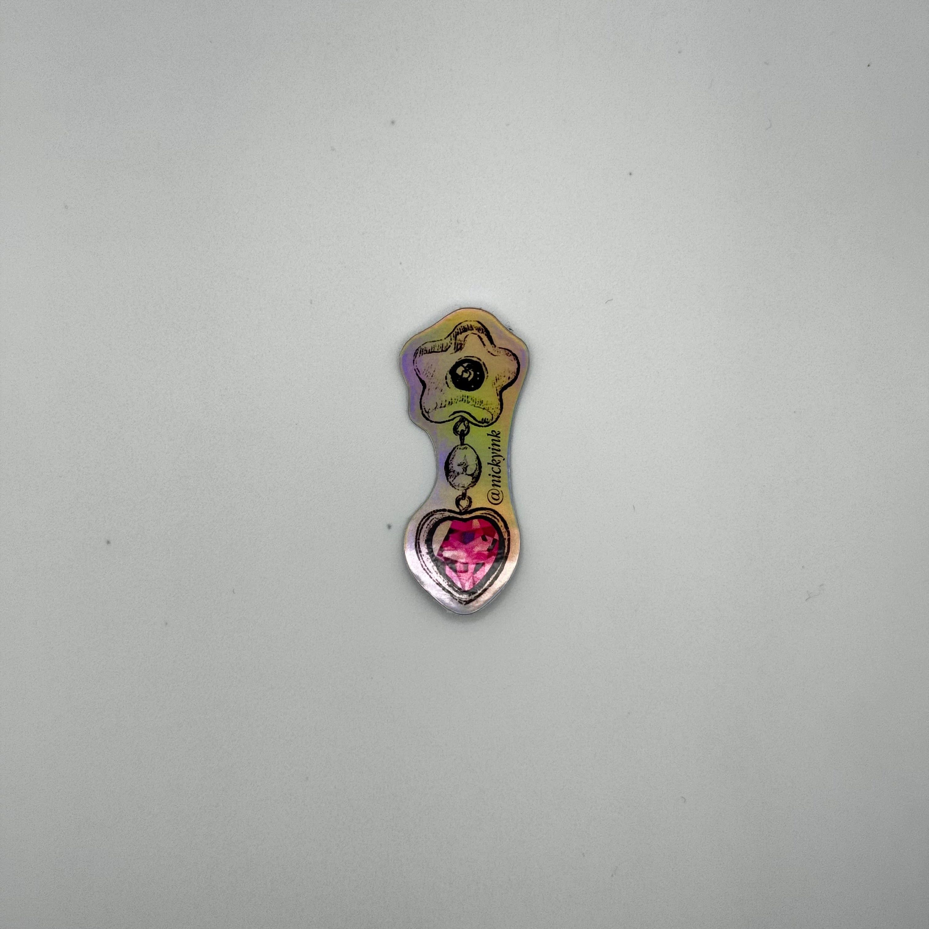 Sticker Charm Rosa